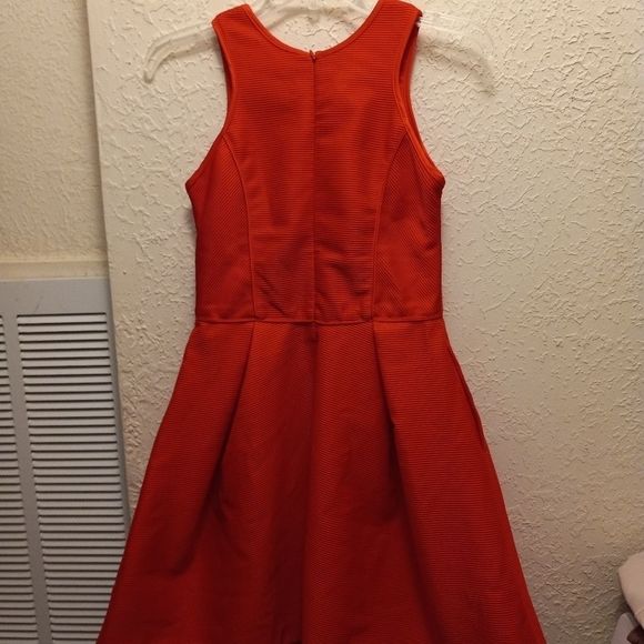 Maje Pleated Fit/Flare Dress - Picture 4 of 8